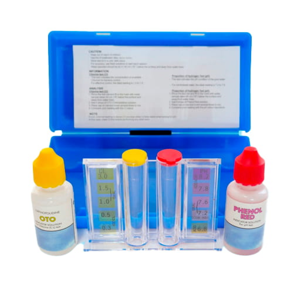 Kit analizador de cloro y PH